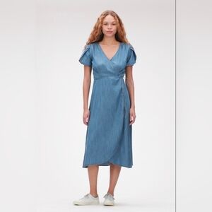 GAP Denim Wrap Dress